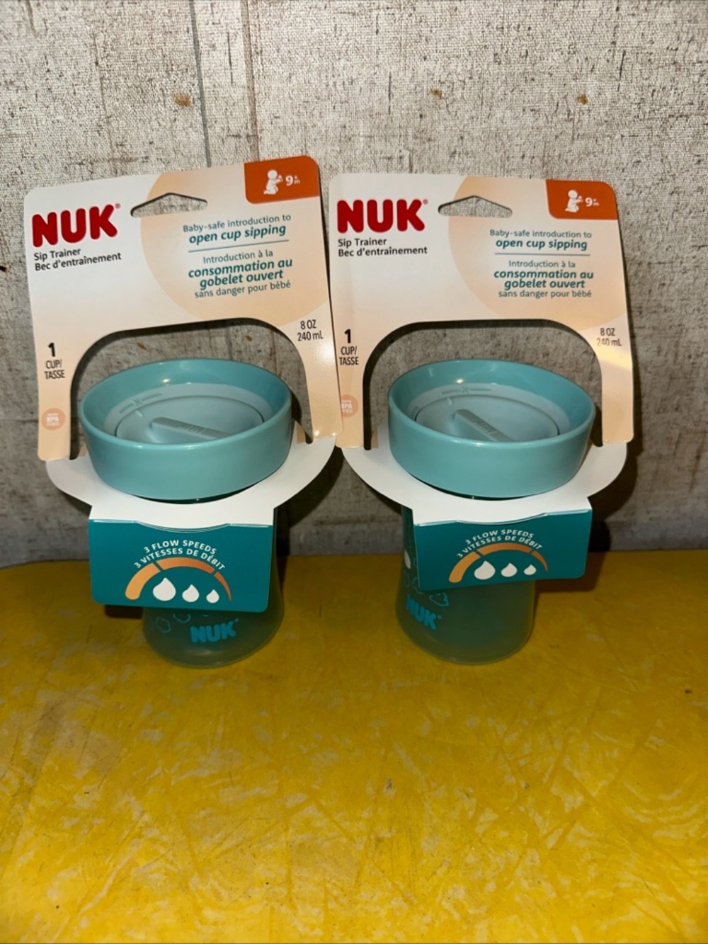 Nuk  Baby Open Cup Sipping Trainer 8 Oz  Set 2